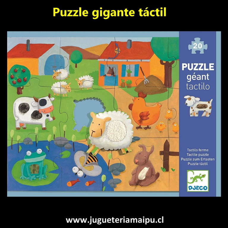 Puzzle géant Tactilo Ferme